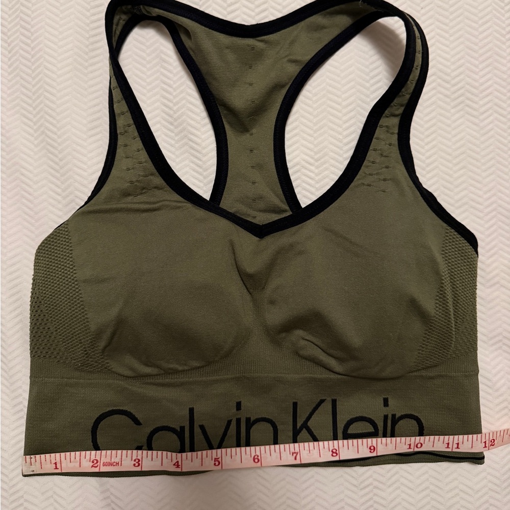 Calvin Klein Sports Bra in Khaki
